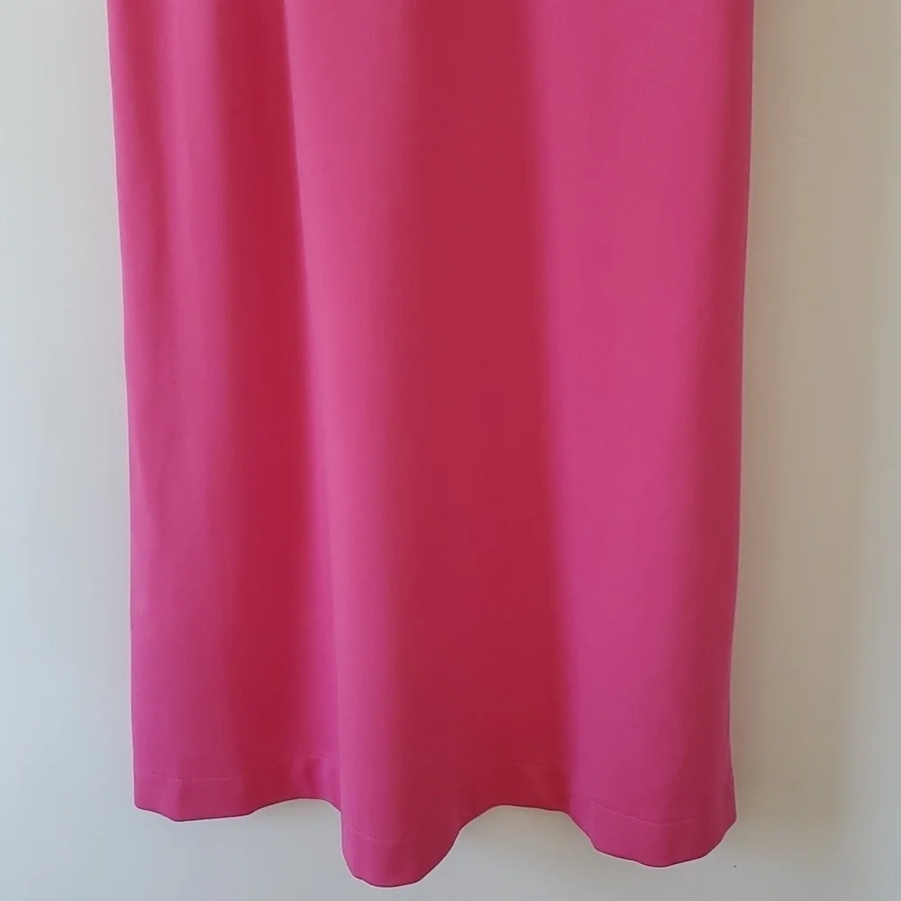 Deux Par Deux girls pink ruffle collar dress